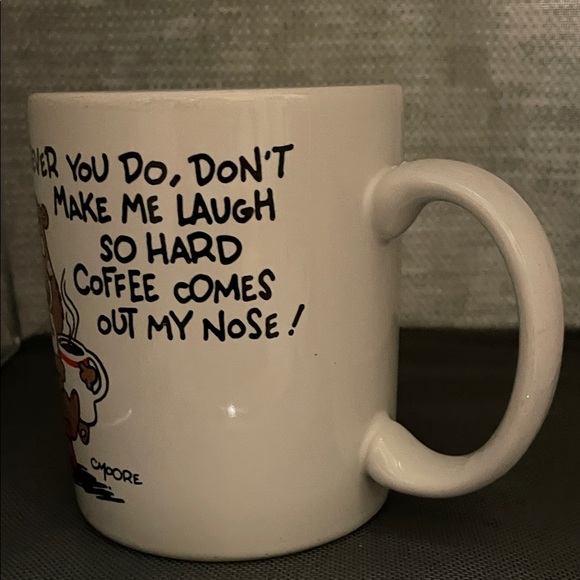 Hallmark White Mug with Humorous Cartoon Design - Picture 3 of 5